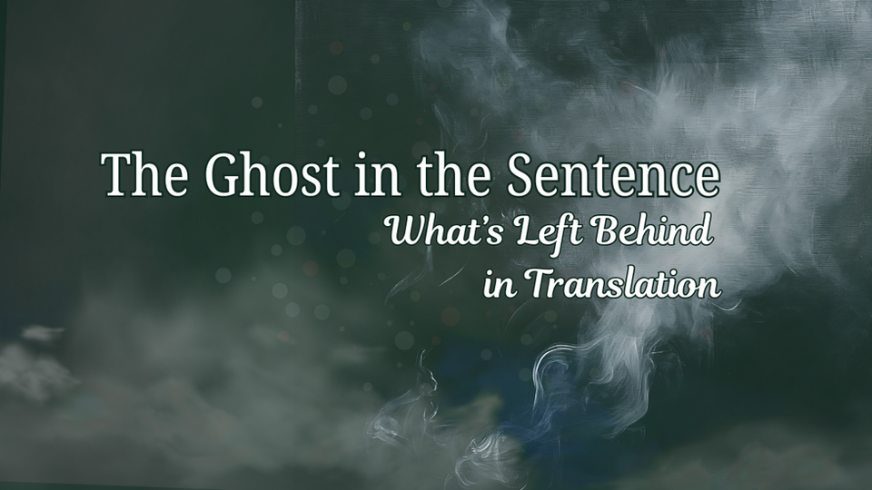 Ghost in Sentence 3: Ghosts of Sound and Wordplay